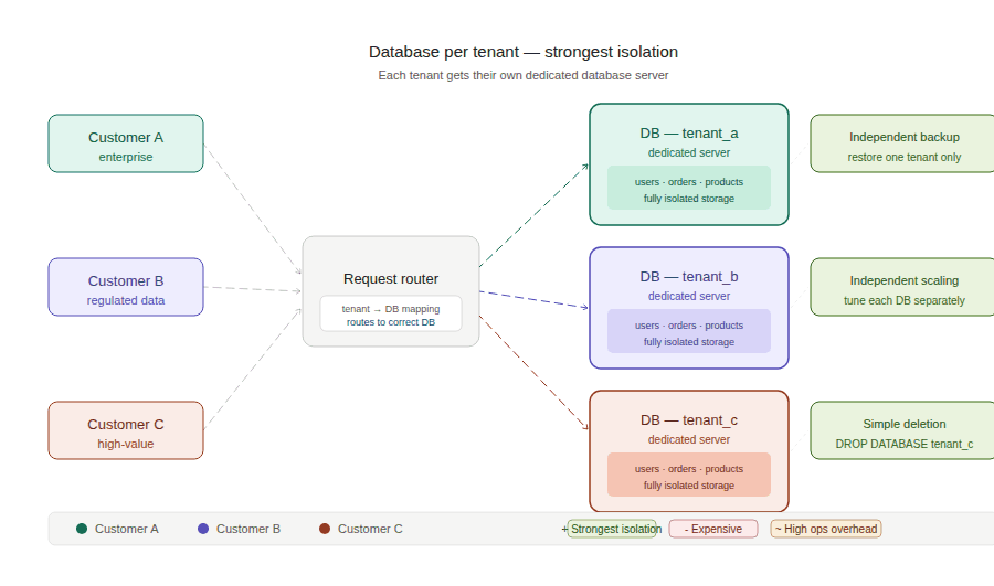 Database per Tenant